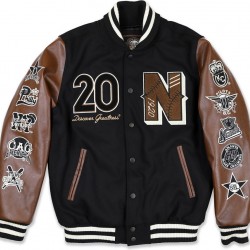 Big Boy Negro League Baseball S9 Mens Varsity Wool Jacket