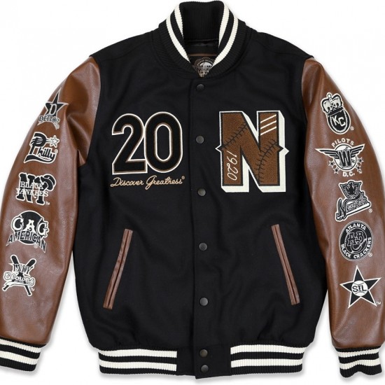 Big Boy Negro League Baseball S9 Mens Varsity Wool Jacket