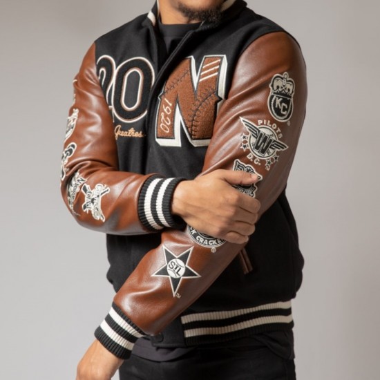 Big Boy Negro League Baseball S9 Mens Varsity Wool Jacket