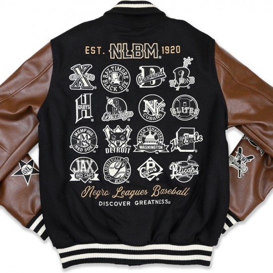 Big Boy Negro League Baseball S9 Mens Varsity Wool Jacket