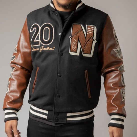 Big Boy Negro League Baseball S9 Mens Varsity Wool Jacket