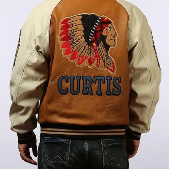 Curtis Big Chief Leather Bomber Jacket Curtis Big Chief Leather Bomber Jacket