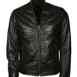 Biker American Skull Leather Jacket