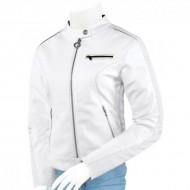 Women Biker Beautiful Leather Jacket 