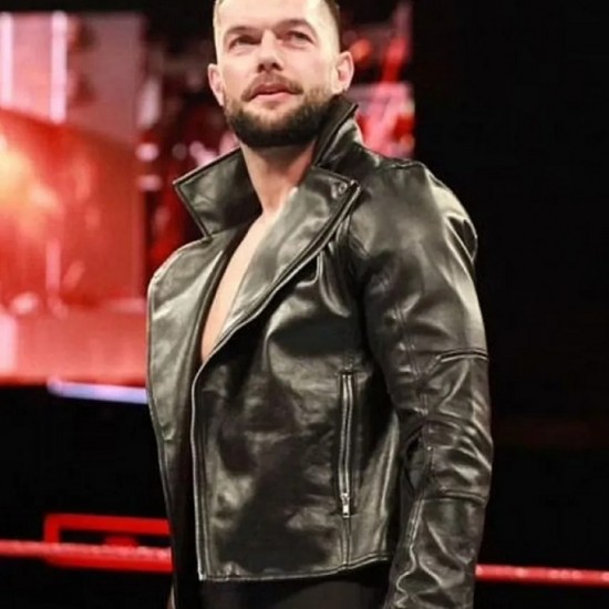 Biker Finn Balor Club WWE Leather Jacket