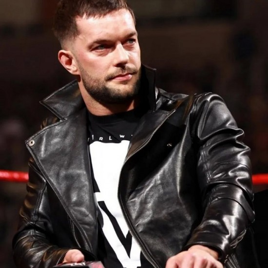 Biker Finn Balor Club WWE Leather Jacket