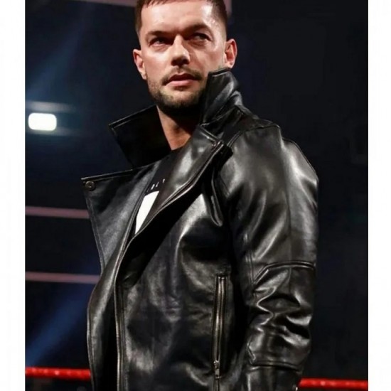 Biker Finn Balor Club WWE Leather Jacket