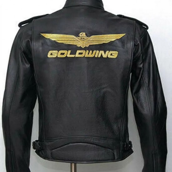 Goldwing Biker Black Leather Jacket Goldwing Biker Black Leather Jacket