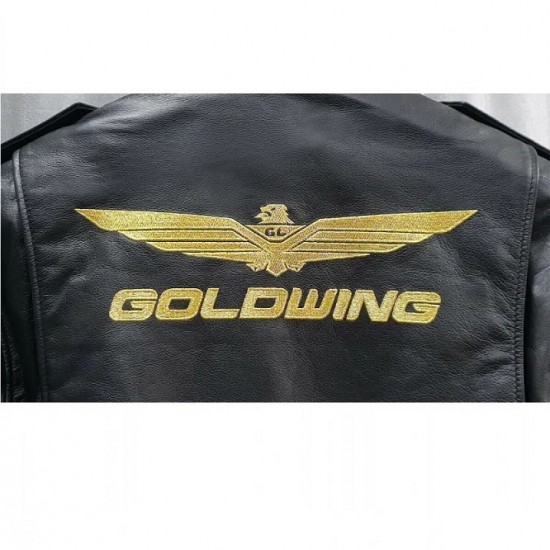 Goldwing Biker Black Leather Jacket Goldwing Biker Black Leather Jacket