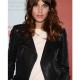 Biker Style Alexa Chung Black Leather Jacket Biker Style Alexa Chung Black Leather Jacket