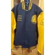 BBC Billionaire Boys Club Blue And Yellow Varsity Jacket