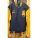 BBC Billionaire Boys Club Blue And Yellow Varsity Jacket BBC Billionaire Boys Club Blue And Yellow Varsity Jacket