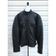 BLS Black Label Society Black Leather Biker Jacket BLS Black Label Society Black Leather Biker Jacket