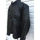 BLS Black Label Society Black Leather Biker Jacket BLS Black Label Society Black Leather Biker Jacket
