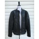 BLS Black Label Society Black Leather Biker Jacket BLS Black Label Society Black Leather Biker Jacket