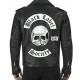 Doom Crew Black Label Society Real Leather Biker Jacket
