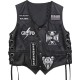 BLS Black Label Society Leather Vest BLS Black Label Society Leather Vest