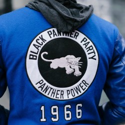 Black Panther Blue Varsity Jacket