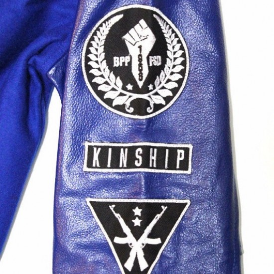 Black Panther Blue Varsity Jacket