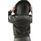 Black Pelle Pelle Airborne Shearling Hoodie Jacket