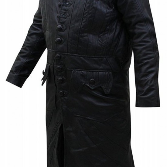Pirate Captain Flint Black Sails S3 Costume Leather Coat Pirate Captain Flint Black Sails S3 Costume Leather Coat