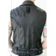 Black Studded leather vest