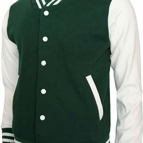 Wool Varsity Letterman Bomber Baseball Jacket