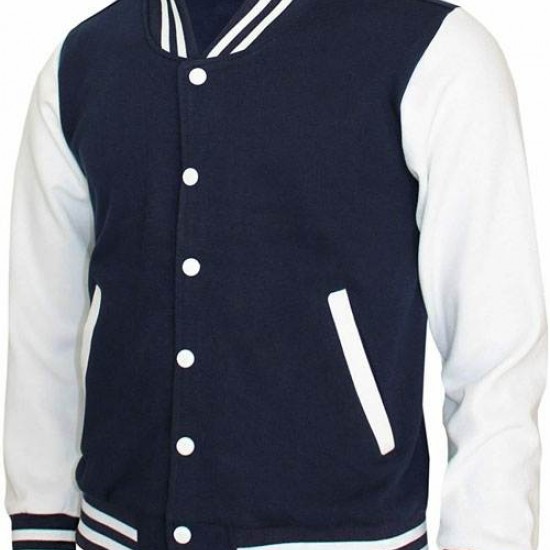 Wool Varsity Letterman Bomber Baseball Jacket