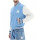 Blue and White Letterman Varsity Jacket Blue and White Letterman Varsity Jacket