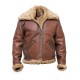 Bomber Brown Fur Collar Real Leather Jacket Shearling Handmade Mens Leather Jacket For Mens Bomber Brown Fur Collar Real Leather Jacket Shearling Handmade Mens Leather Jacket For Mens