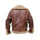 Bomber Brown Fur Collar Real Leather Jacket Shearling Handmade Mens Leather Jacket For Mens Bomber Brown Fur Collar Real Leather Jacket Shearling Handmade Mens Leather Jacket For Mens