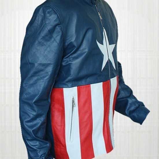 Bon Jovi Captain America Leather Jacket Bon Jovi Captain America Leather Jacket