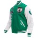 Boston Celtics Retro Classic Rib Green Wool Varsity Jacket Boston Celtics Retro Classic Rib Green Wool Varsity Jacket
