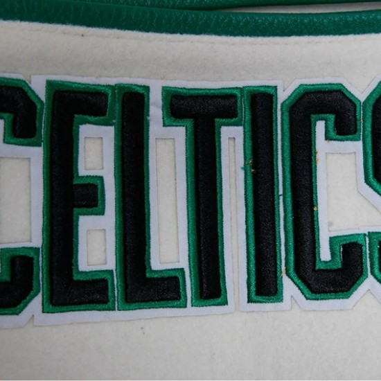 Boston Celtics Retro Classic Rib Wool Varsity Jacket Boston Celtics Retro Classic Rib Wool Varsity Jacket