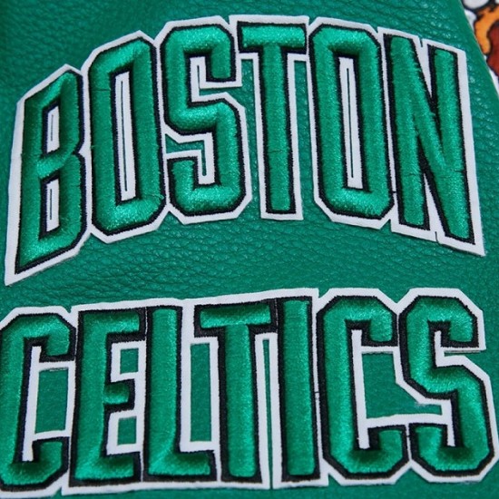 Boston Celtics Retro Classic Rib Wool Varsity Jacket Boston Celtics Retro Classic Rib Wool Varsity Jacket