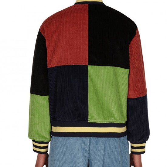 Patchwork Corduroy Brain Dead Letterman Jacket Patchwork Corduroy Brain Dead Letterman Jacket
