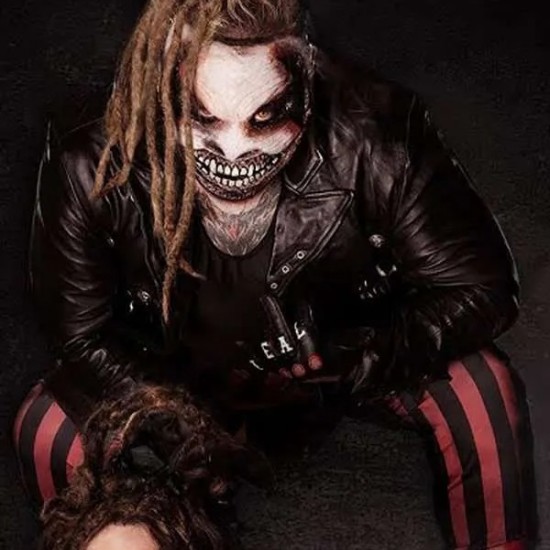Bray Wyatt The Fiend Black Biker Jacket
