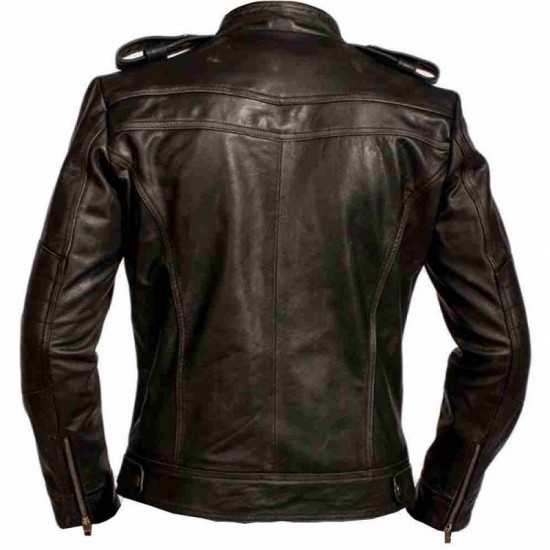 Aaron Paul Breaking bad biker jacket