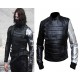 Silver Sleeves Bucky Barnes Winter Soldier Jacket Silver Sleeves Bucky Barnes Winter Soldier Jacket