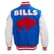 Buffalo Bills Retro Classic Rib Blue Wool Varsity Jacket Buffalo Bills Retro Classic Rib Blue Wool Varsity Jacket
