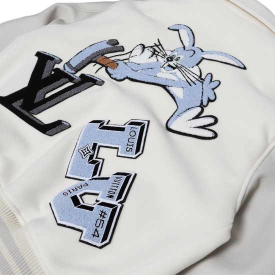 Bunny Cream Varsity Jacket Bunny Cream Varsity Jacket
