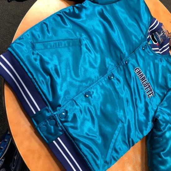 Charlotte Hornets NBA Team Satin Jacket