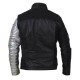 Captain America Silver Sleeves Winter Soldier Jacket            