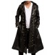 Captain Hook Leather Trench Coat