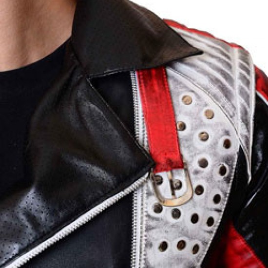 Descendants 2 Leather Jacket Carlos Cameron Boyce Costume