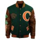 Carrots Arlington Heights Green & Brown Varsity Jacket