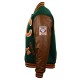 Carrots Arlington Heights Green & Brown Varsity Jacket