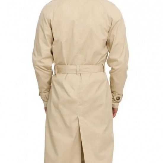 Supernatural Castiel Beige Trench Coat Supernatural Castiel Beige Trench Coat