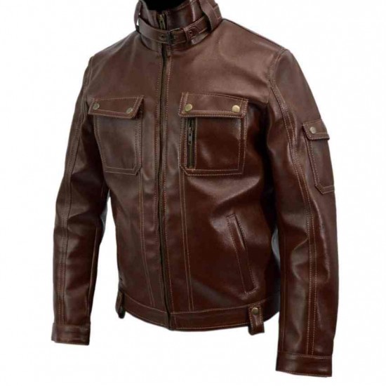 Chad Gangsters Kingdom Spade IV Leather Jacket Chad Gangsters Kingdom Spade IV Leather Jacket