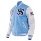 Chicago White Sox Retro Classic Blue Wool Varsity Jacket Chicago White Sox Retro Classic Blue Wool Varsity Jacket